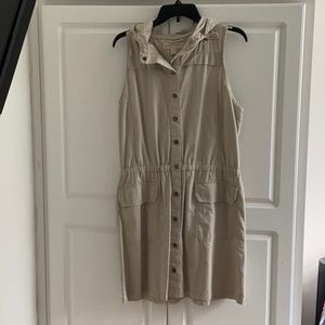 Michael Kors dress in khaki color.
